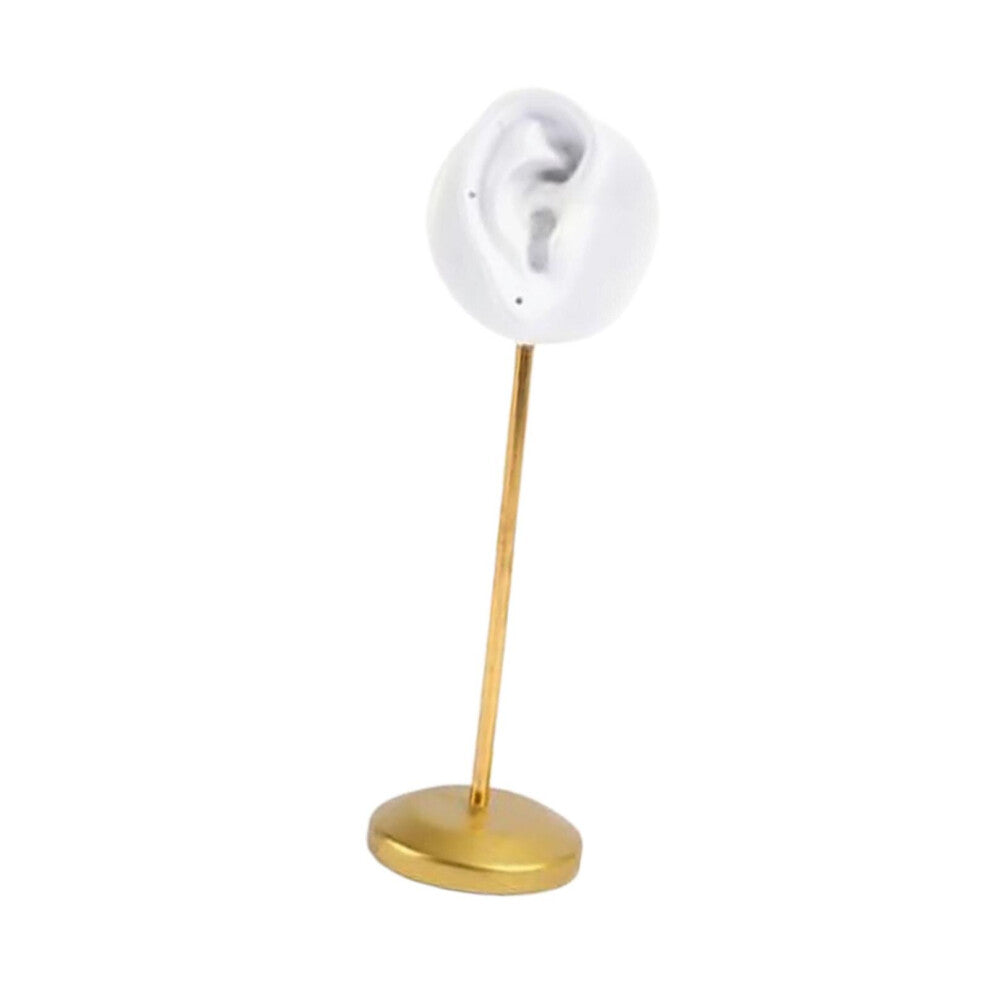 Ear Stud Holder Simulated ear Standing Round Base for Tabletop