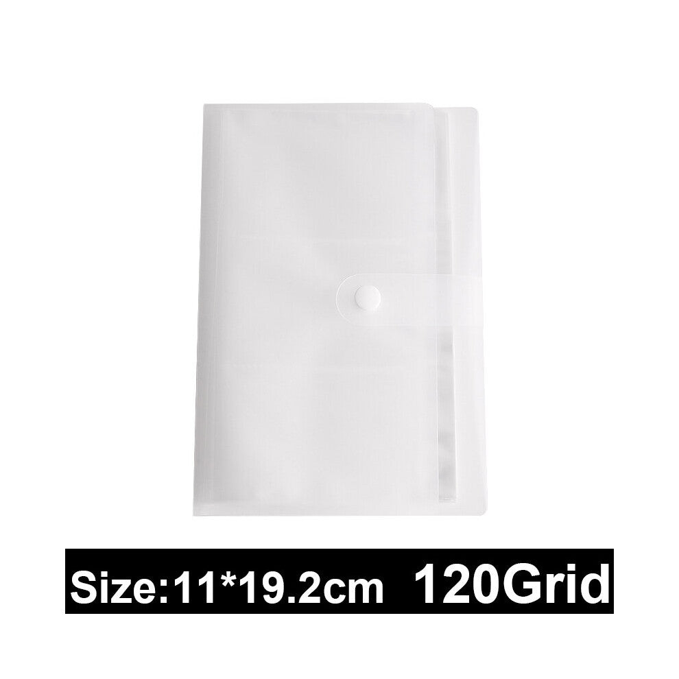 Transparent Jewelry Storage Bag PVC Display Holder Necklace Earring Ring Portable Travel Jewelry Organizer Booklet Photo Album