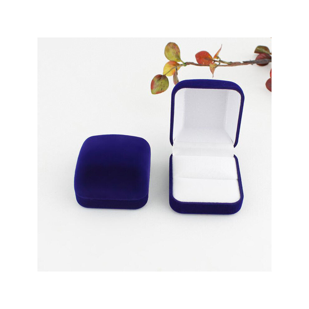 High Square Wedding Velvet Earrings Ring Box Amazing Engagement Party Earring Jewelry Display Gift Case