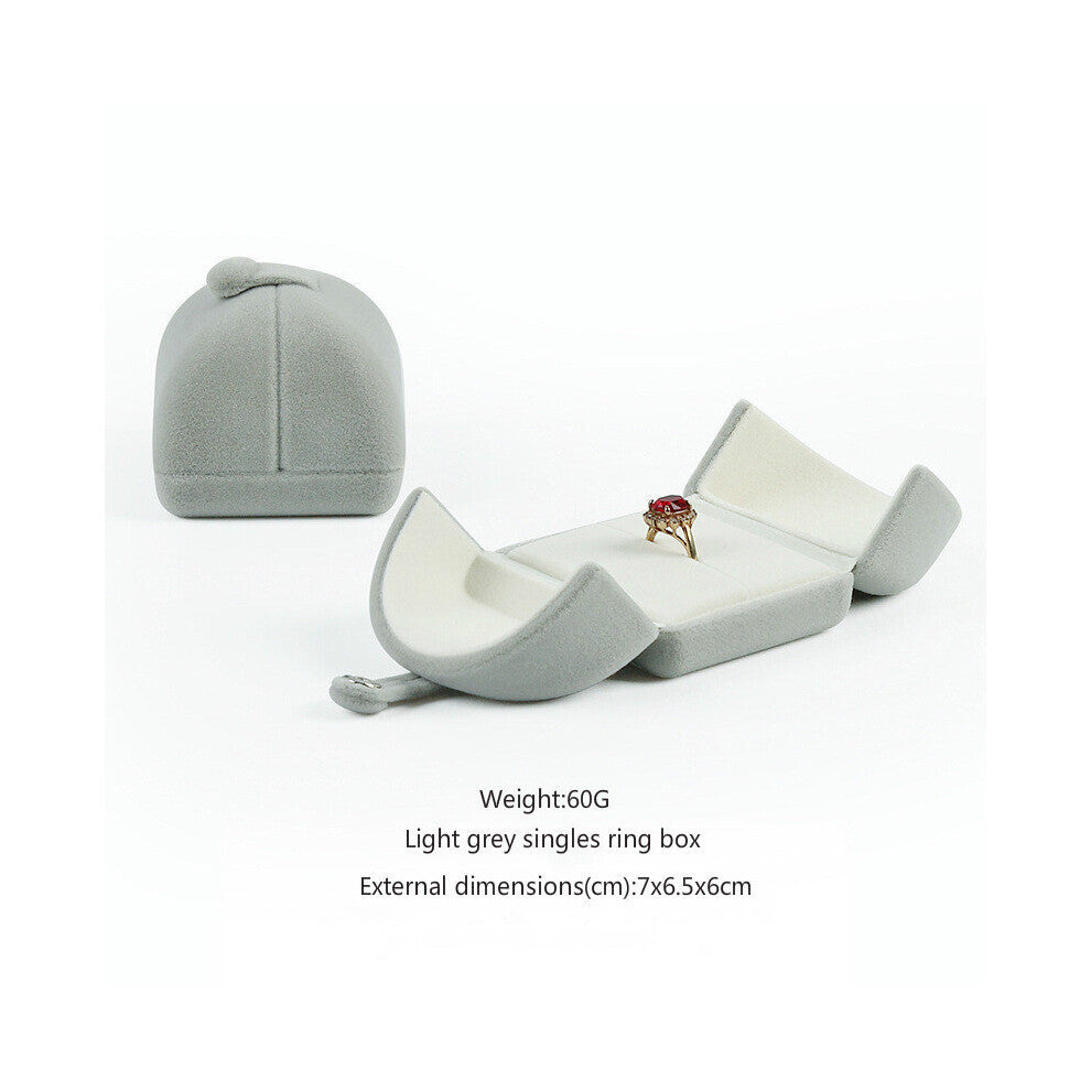arrival High double open jewelry box Velvet Engagement Ring box Wedding Ring&necklace&Earring Gift Boxes