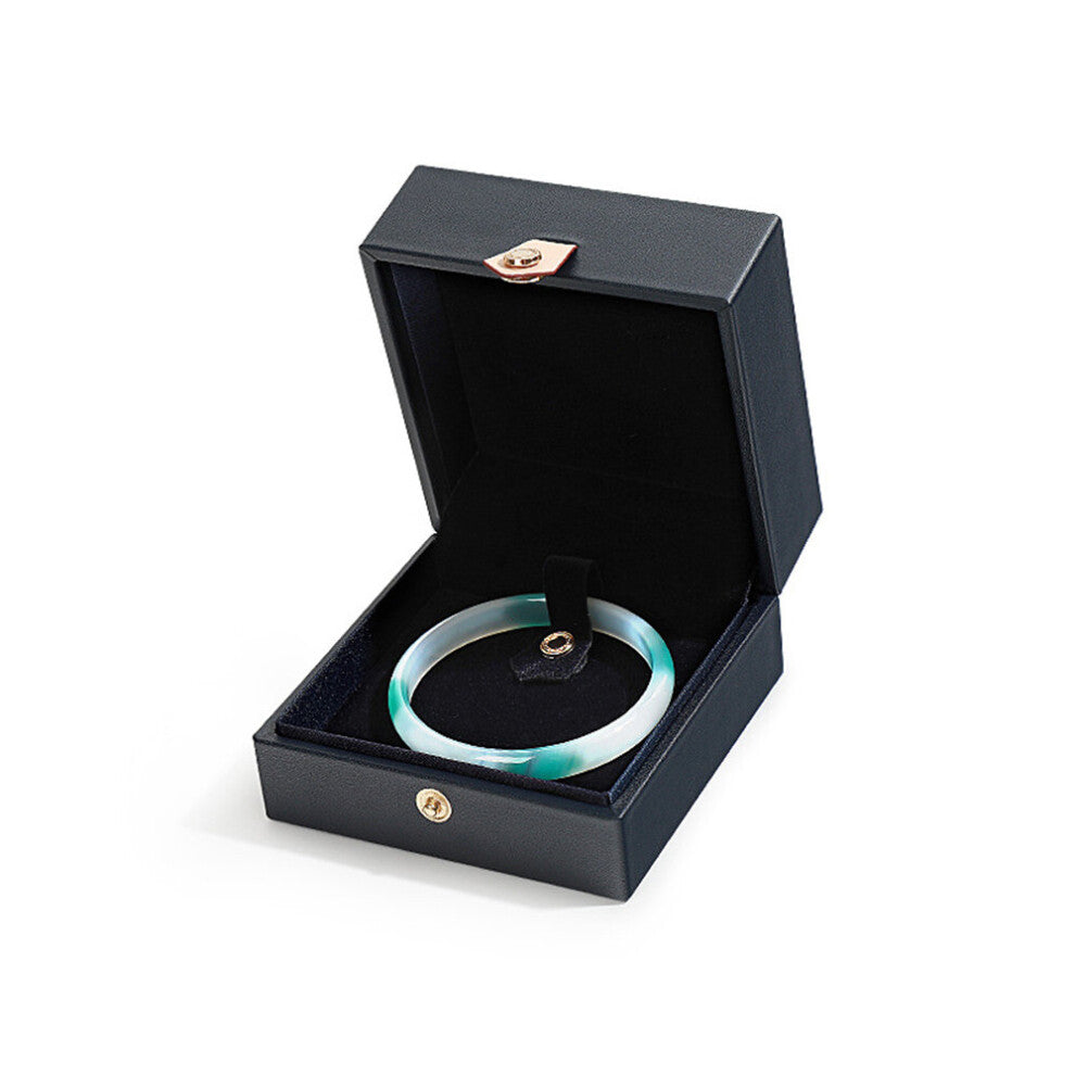 PU Leather Jewelry Box Wedding Engagement Ring Necklace Earrings Pendant Jewelry Storage Display Box Birthday Festive