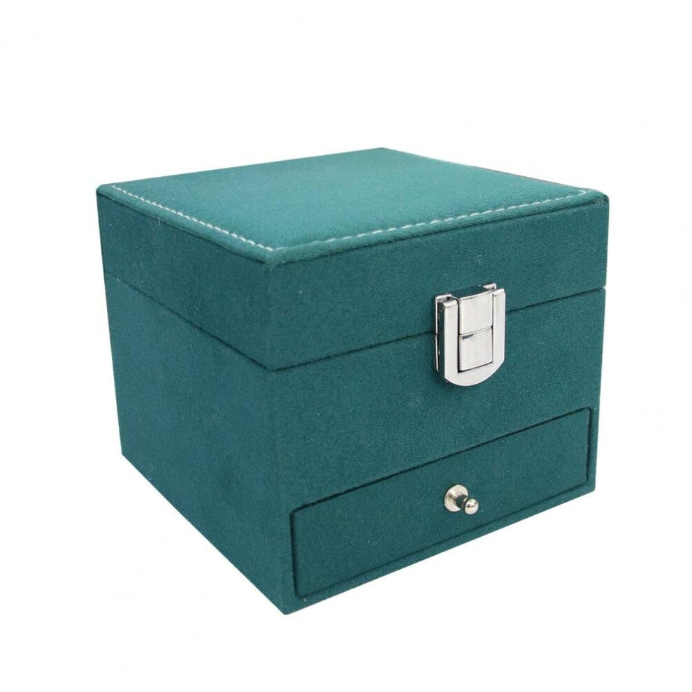 Jewelry Case Stain Resistant Fabric Collection Travel Jewelry Display Holder Jewelry Organizer for Desktop