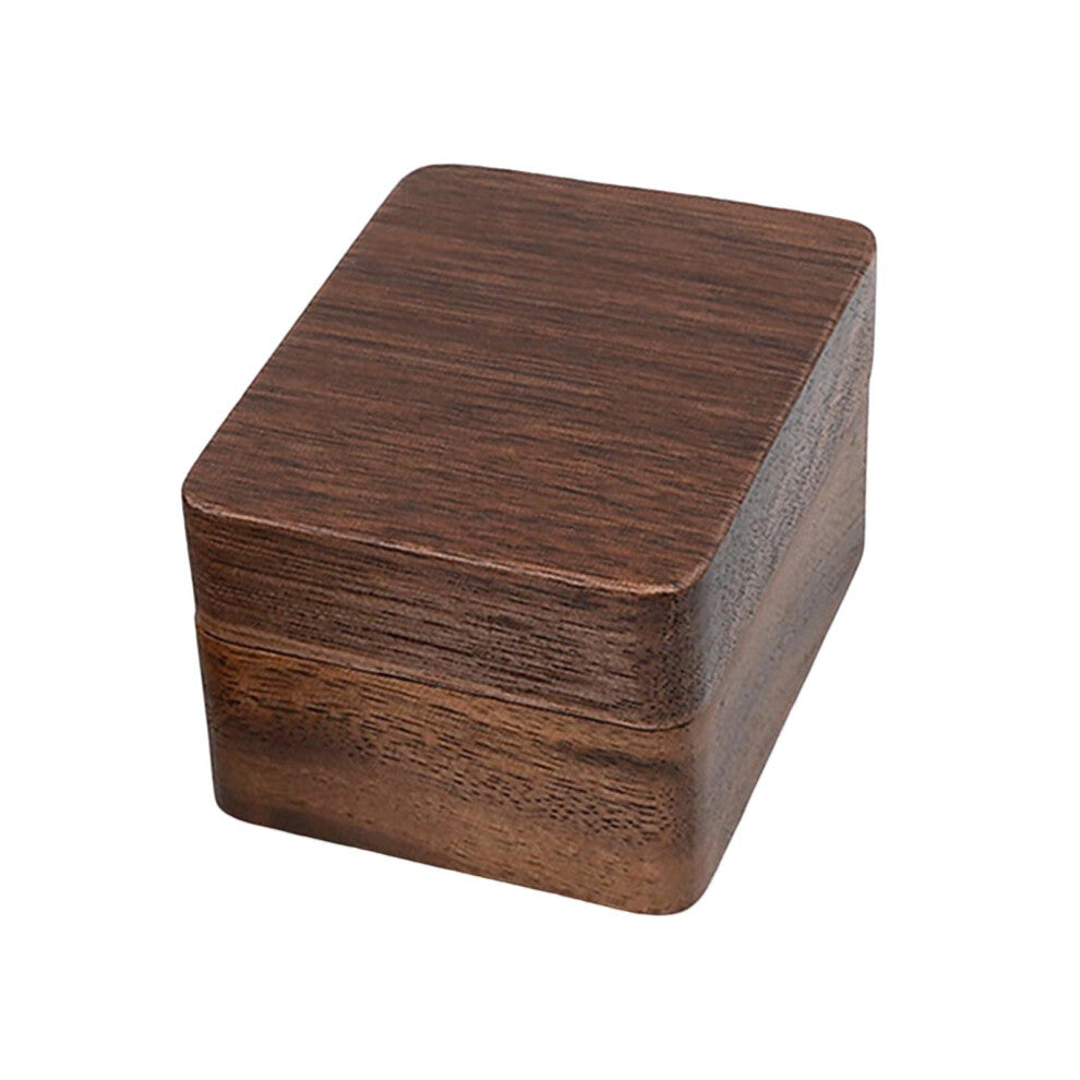 Wooden Jewelry Box Solid Wood Jewelry Organizer Engagement Wedding rings Storage Box Wedding rings Bearer Box Display Stand Gift