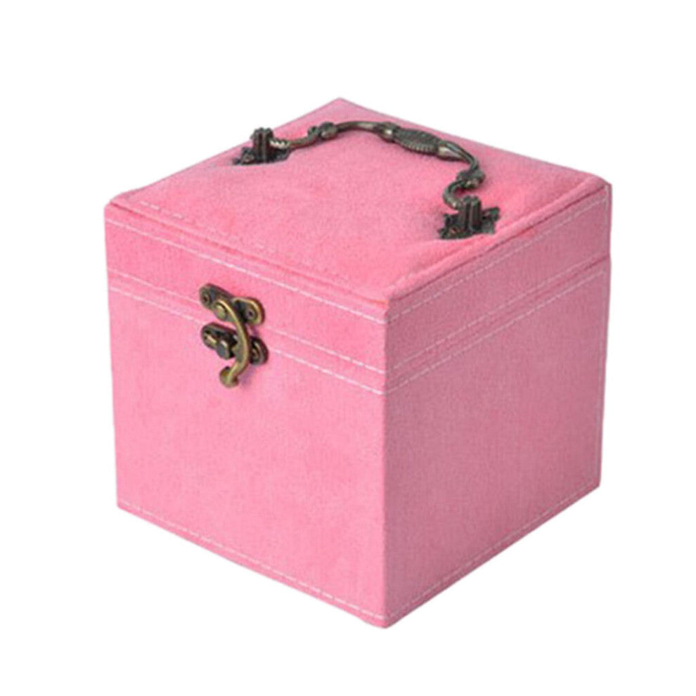3 Layer Jewelry Box Mirrored Display Case Tidy Organizer Mini Chest Holder