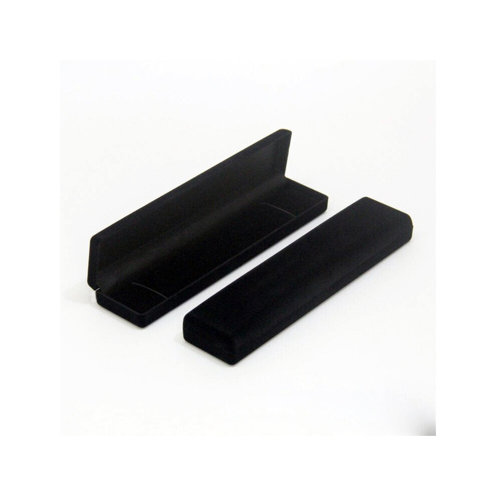 Long Pearl Necklace Bracelet Storage Box Red-Black Velvet Jewelry Box Engagement Wedding Gift Pendant Necklace Case