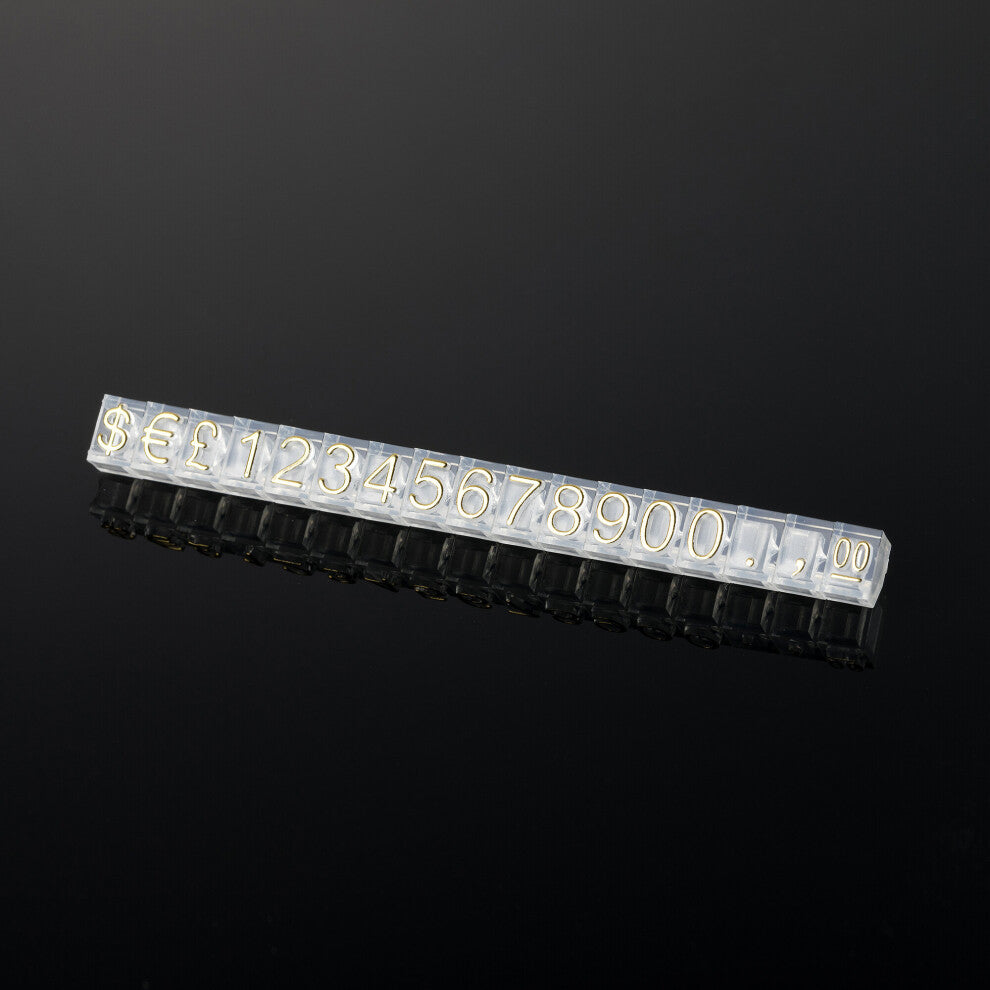 X 6*4mm stand jewelry tag watch display Mini Numeral Cubes dollar euro display