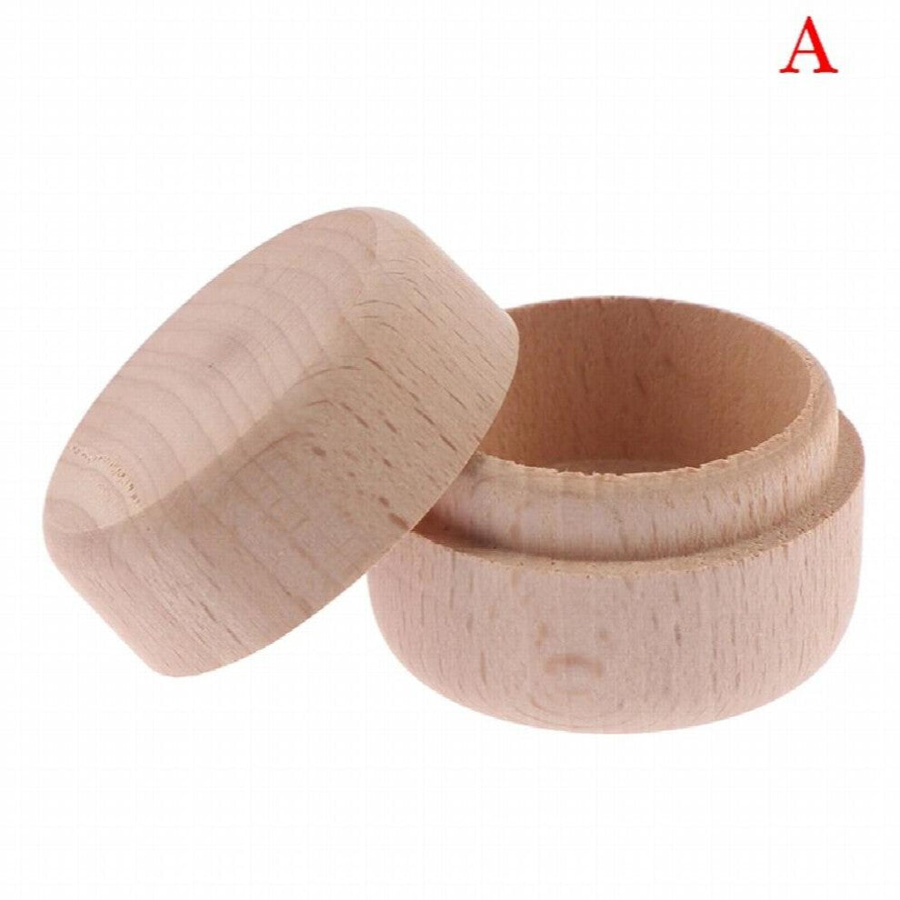 1Pcs Personalized Ring Box Rustic Wedding Ring Box Wooden Ring Holder Wedding Ring Bearer Box Engagement Box