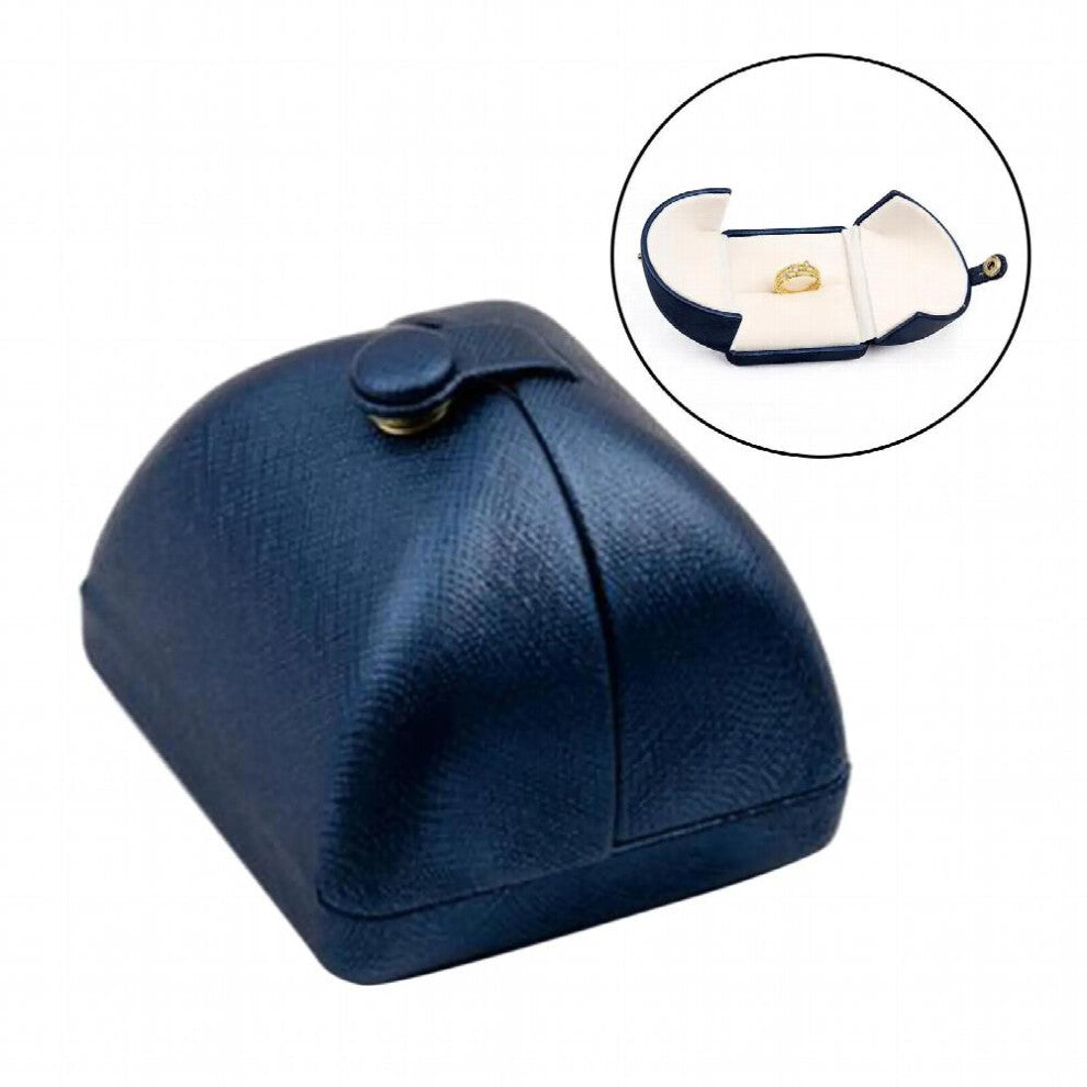 Ring Box Organizer Earring Box Jewelry Display Case for Proposal Engagement Couple Valentine'S Anniversary