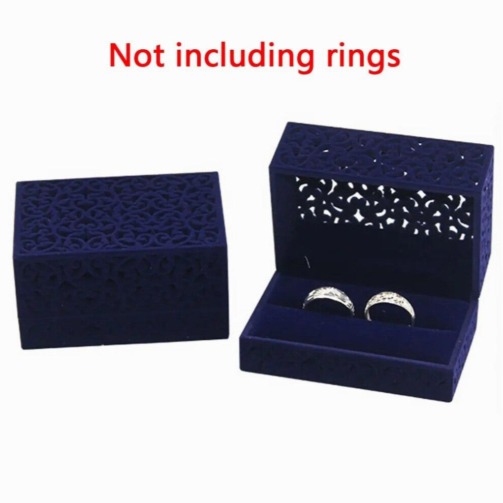 Jewelry Engagement Display Ring Box Wedding Holder Organizer Gift Storage