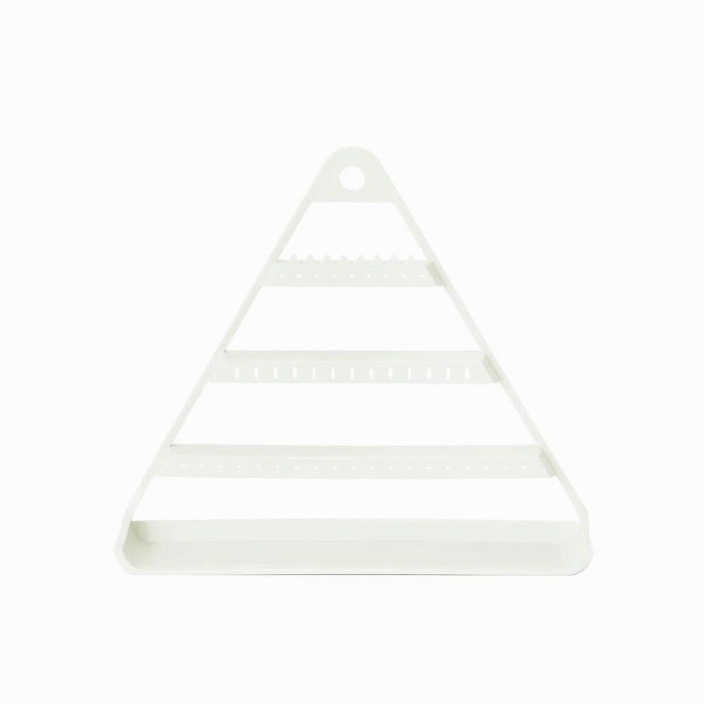 Jewelry Storage Rack ABS Plastic Earring Necklace Display Holder Household Hangable Jewelry Finishing Hanging Rack