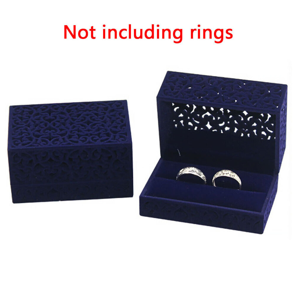 Holder Storage Gift Wedding Display Jewelry Ring Box Organizer Engagement