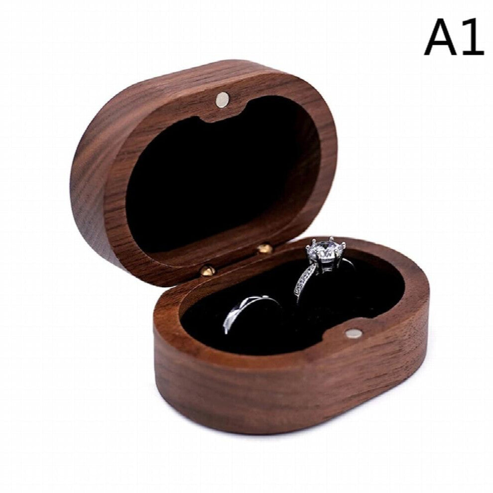 1pc Ring Jewelry Gift Packaging Box Holder Wedding Valentine Engagement Anniversary For Wedding Ceremony