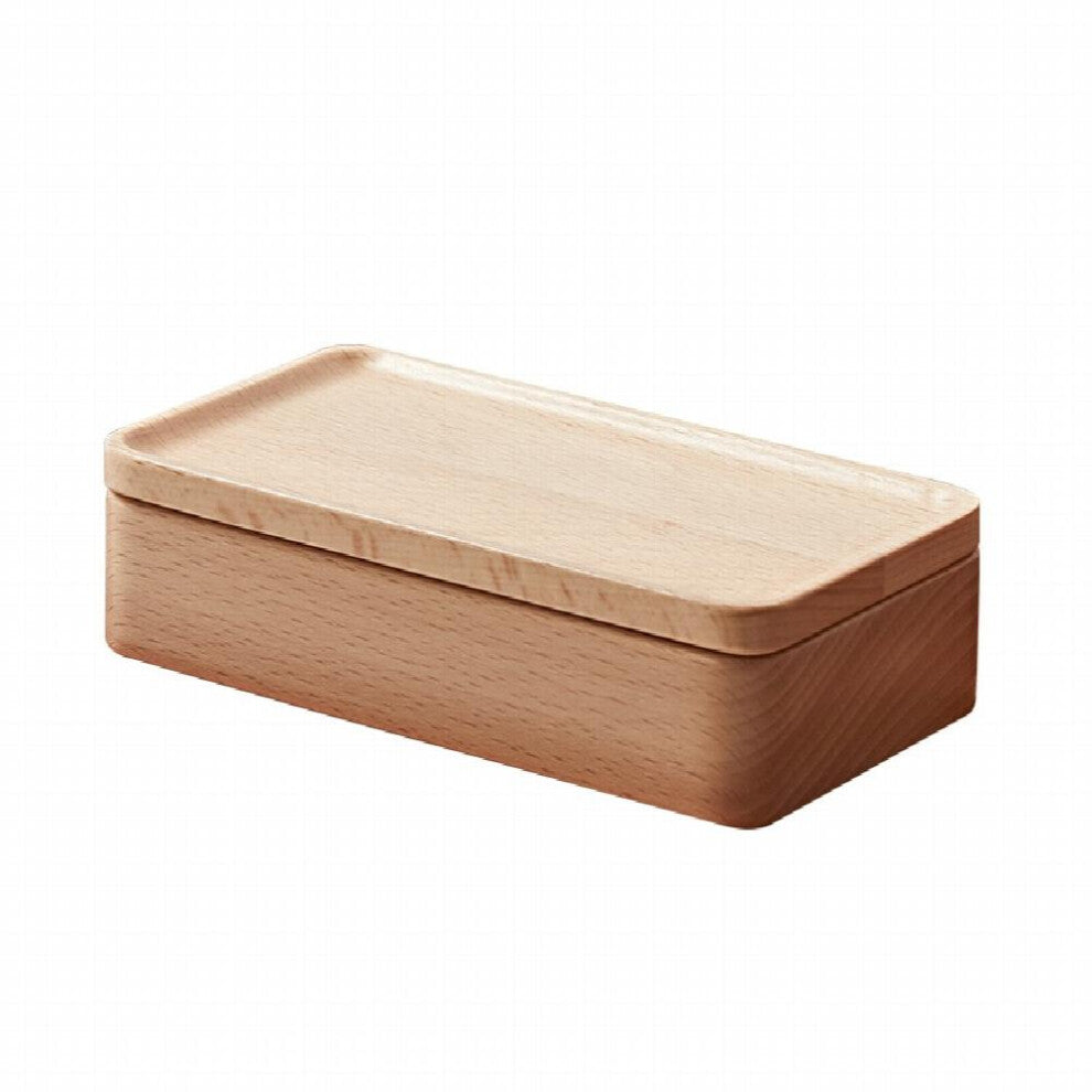 Retro Jewelry Box Desktop Wood Clamshell Storage Hand Decoration Wooden Box Storage Containers Jewlery Organizer Household