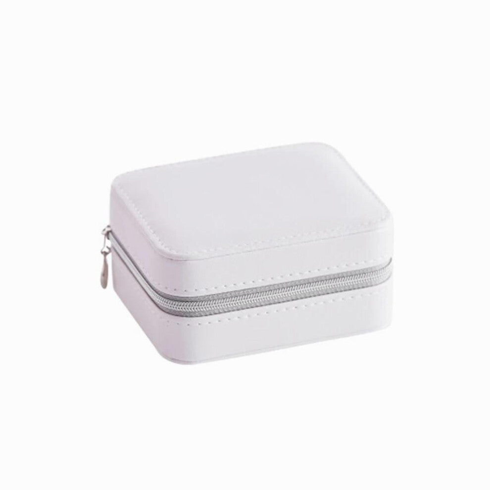 Portable Travel Jewelry Box Organizer Ornaments Dressing Case 3layer w-Mirror Jewelry Packaging Display