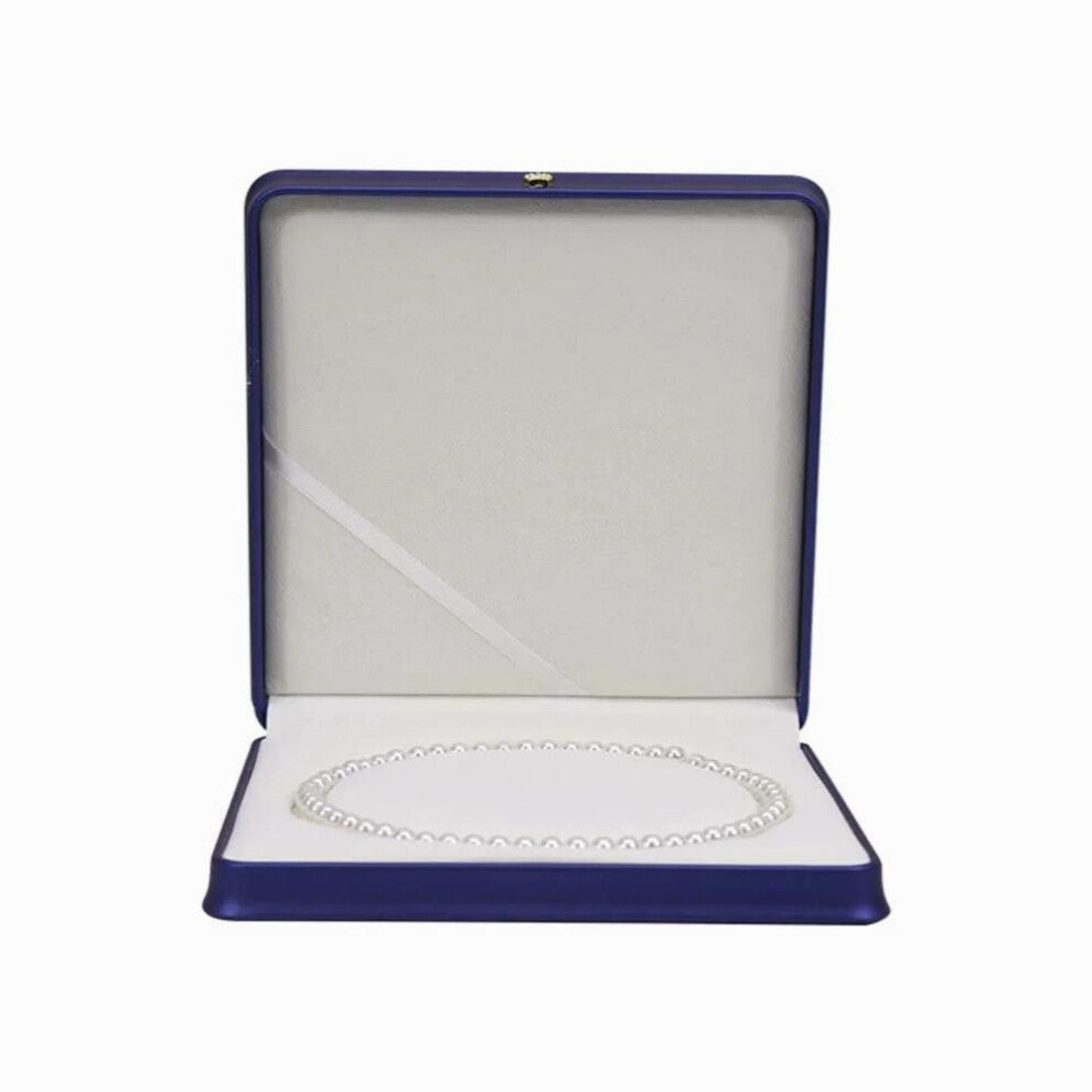 1Pc Necklace Long Chain Box Bracelet Jewelry Storage Case PU Leather Pendant Chain Gift for Wedding Anniversary Engagement