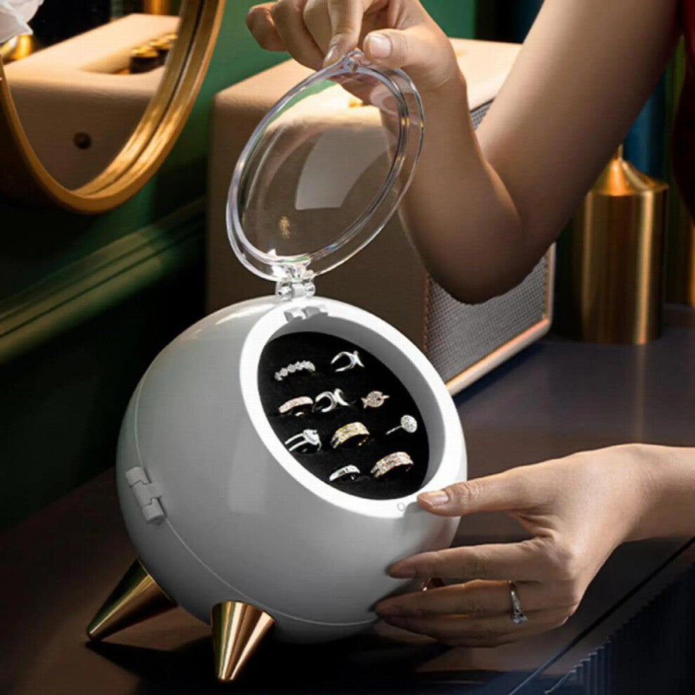 Jewelry Box Organizer with Dividers Desktop Decoration Bracelet Velvet 3 Layer Ring Rings Storage Case for Valentine'S Women