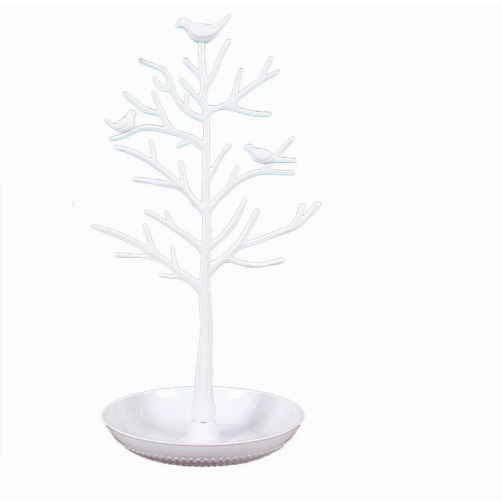 Birds Tree Tabletop Jewelry Display Necklace Earring Stands Ring Bracelet Jewelry Holder Tree Organizer Rack Tower