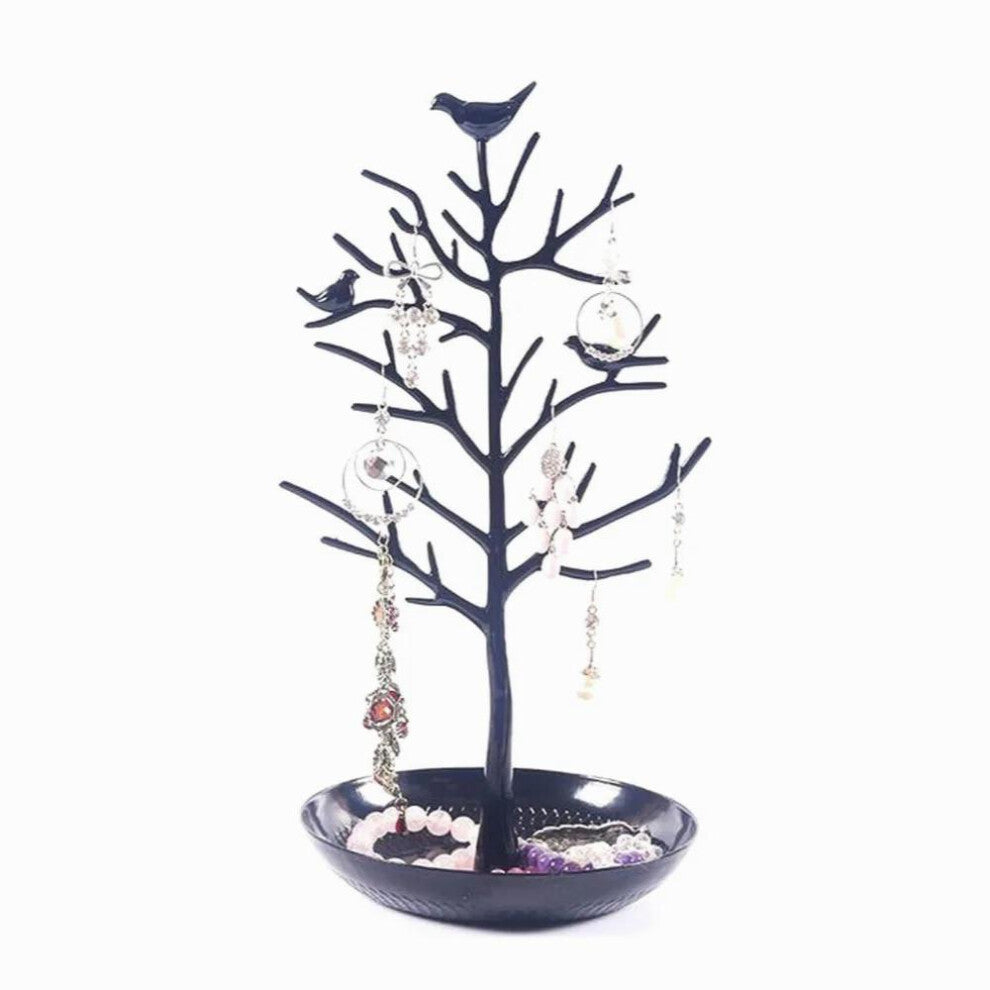 Birds Tree Tabletop Jewelry Display Necklace Earring Stands Ring Bracelet Jewelry Holder Tree Organizer Rack Tower