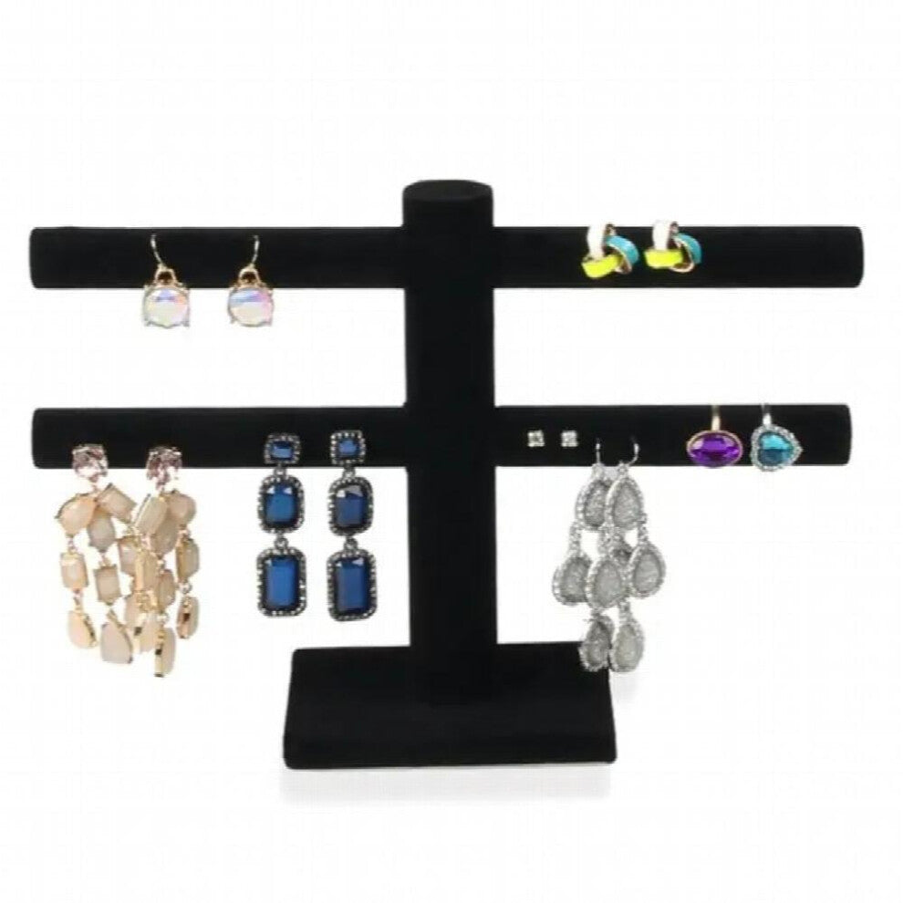 Flannel Jewelry Box Jewelry Ring Earring Earring Storage Box Household Jewelry Box with Lid