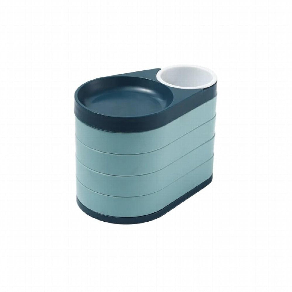 Q39C Desktop Rotating Jewelry Box Desktop Shelves Jewelry Storage Box Pen Holder Storage Cosmetic Sundries Sorting Box