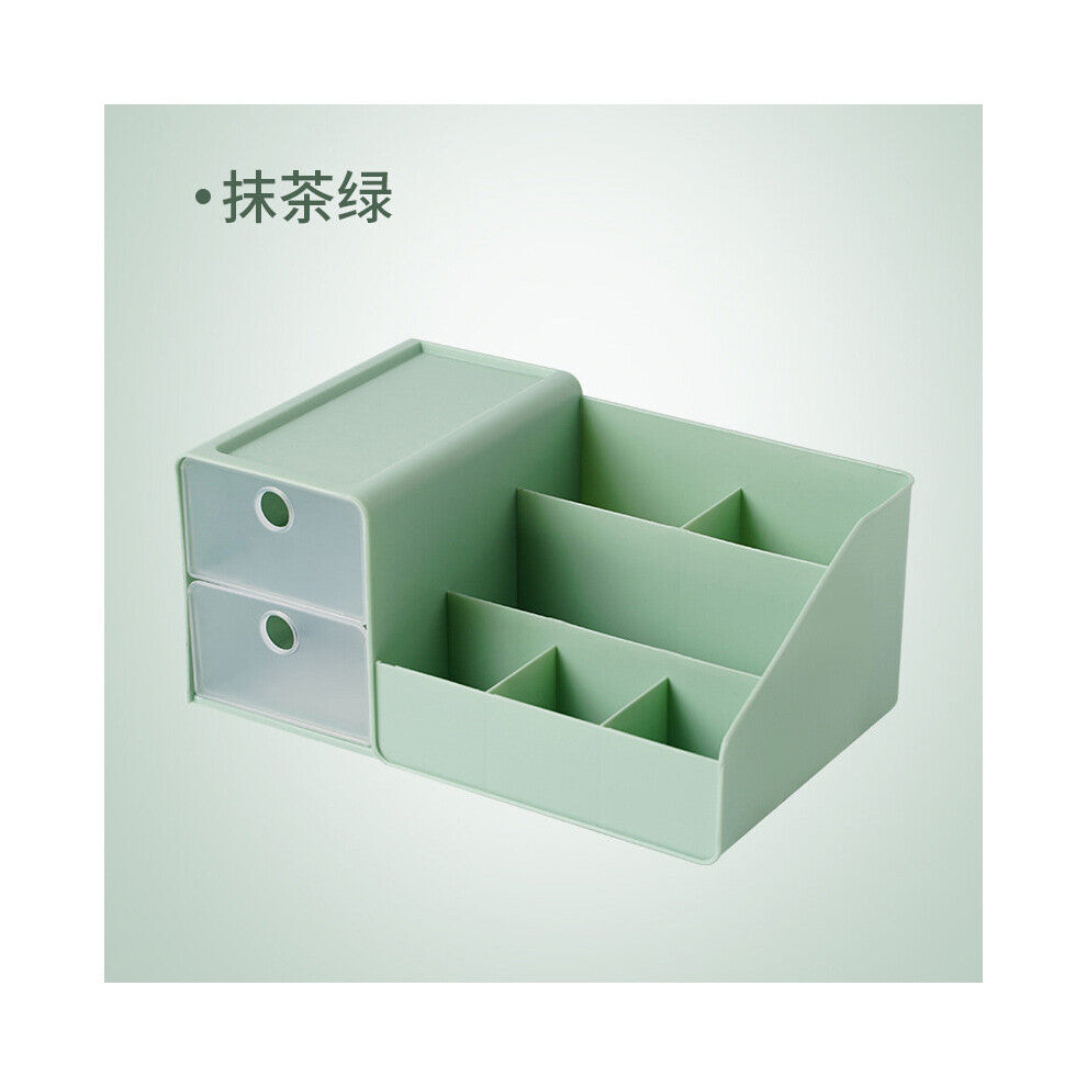 Hot Selling Drawer Type Cosmetics Storage Box Nordic Plastic Jewelry Lipstick Storage Box Desktop Student Makeup Box Is Optional