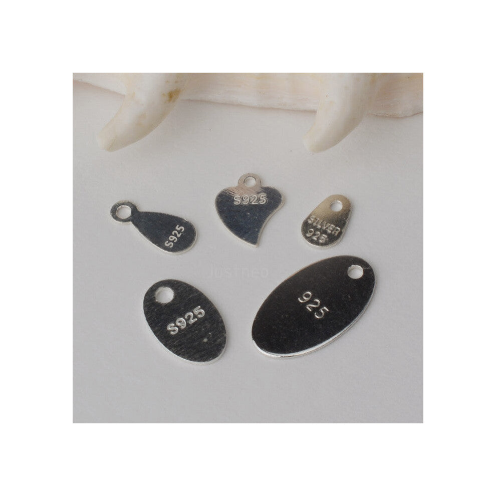 Solid 925 Sterling Silver Necklace-Bracelet Tag