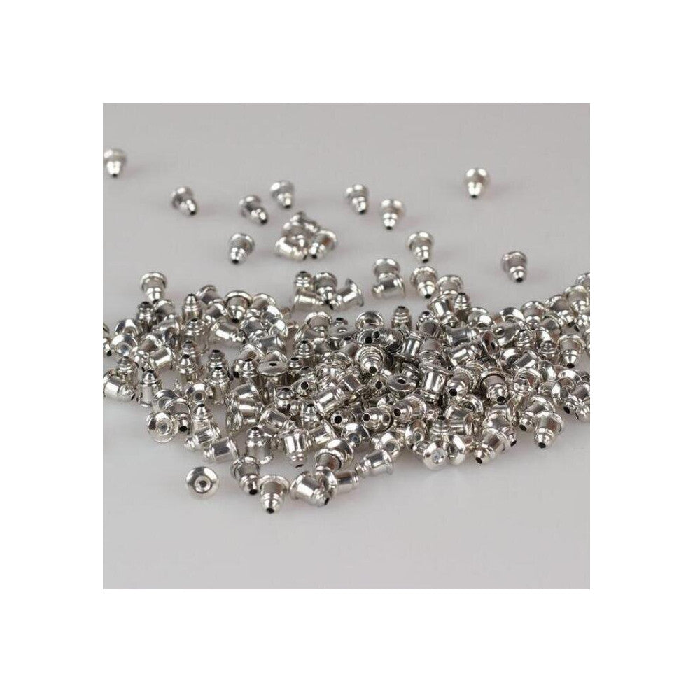 pj016 50pcs-lot Plating alloy bullets bullet shape ear plug - lock earrings jewelry accessories