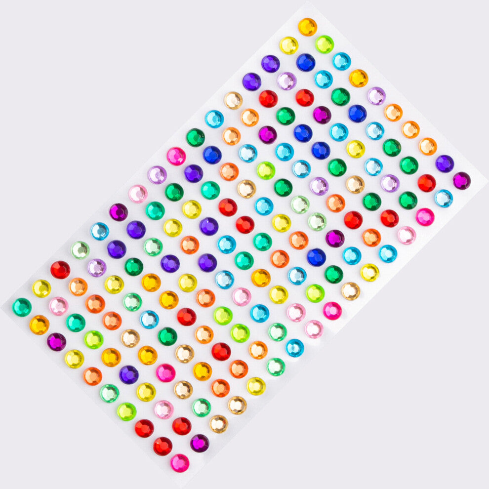 160Pcs-set 5mm Self Adhesive Acrylic Rhinestone for Phone PC Car Decal Styling Accessories Art Diamond Scrapbooking Stickers