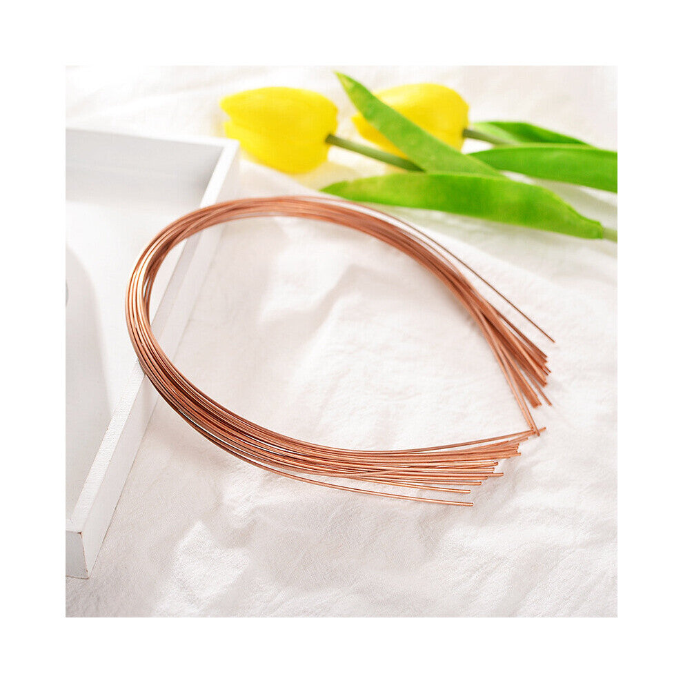 10pcs 1.2mm Steel Wire Headband Setting Beading Hair Hoops Base For Diy Bride Girls Kids Pearl Hair Jewelry Making Accessories