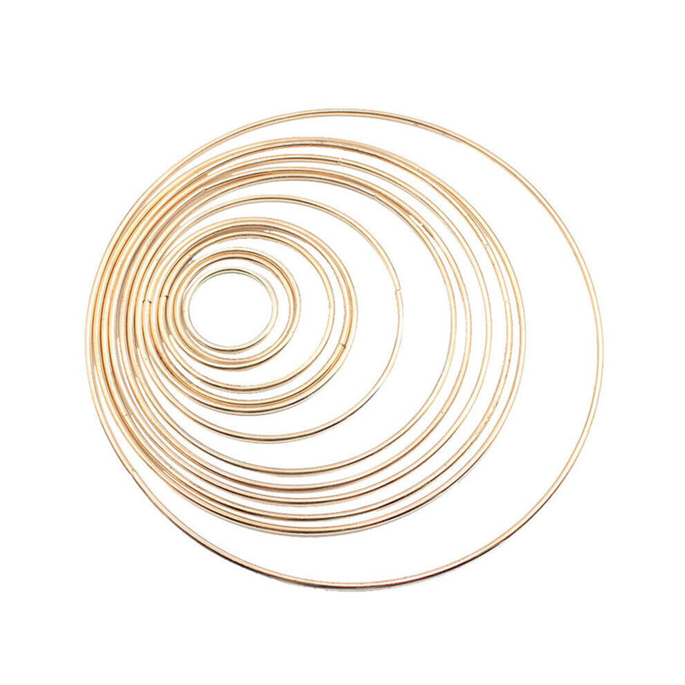 1pack-lot KC Big Dream Catcher Circle Ring Craft 35-190mm Metal Rings For Dream Catchers Hoops Hanging DIY Connectors