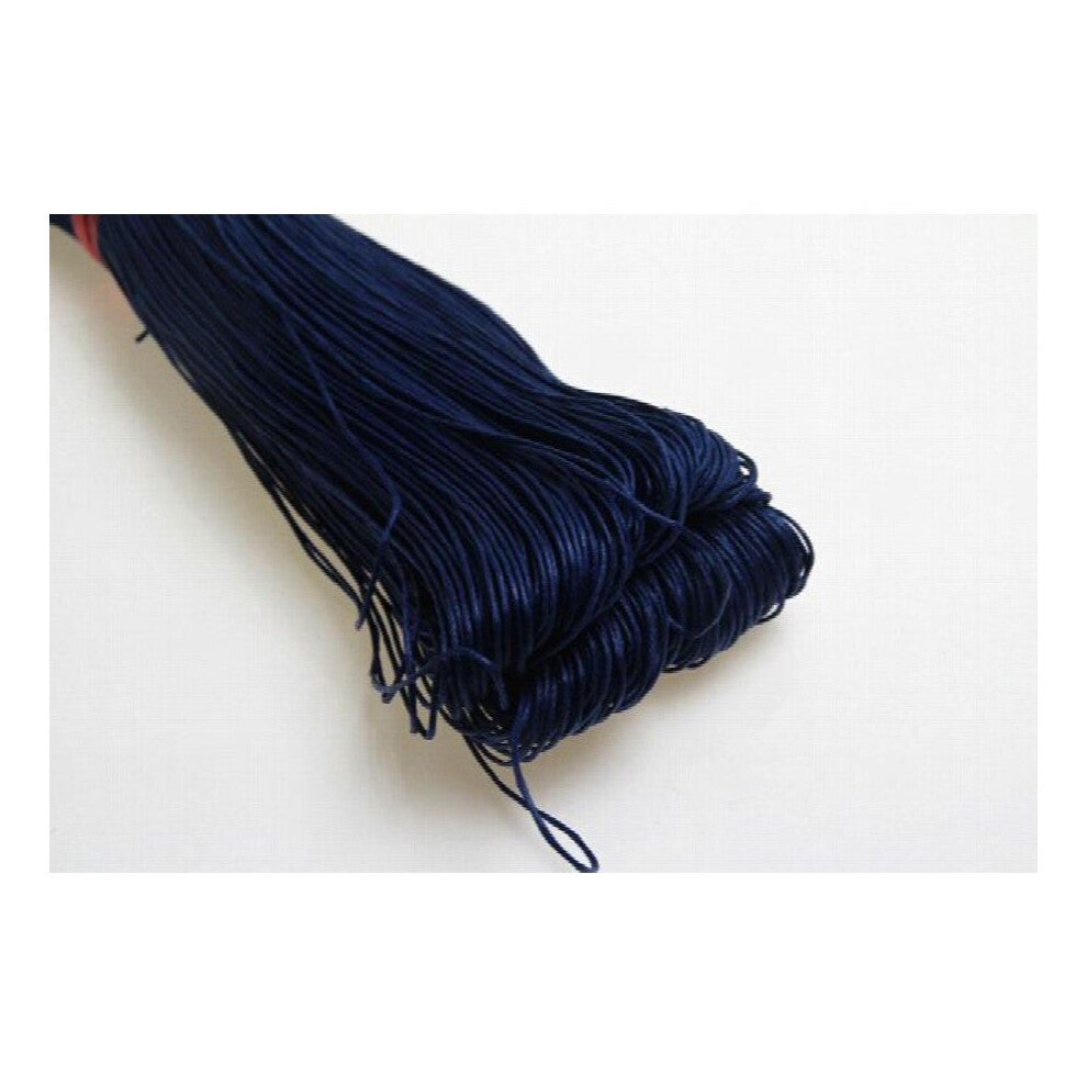 Hot 80 Meter Waxed Cotton Cord Beading Thread 18 Jewelry Making Cord Rope 1mm For Bracelet Necklace Diy Line B00440