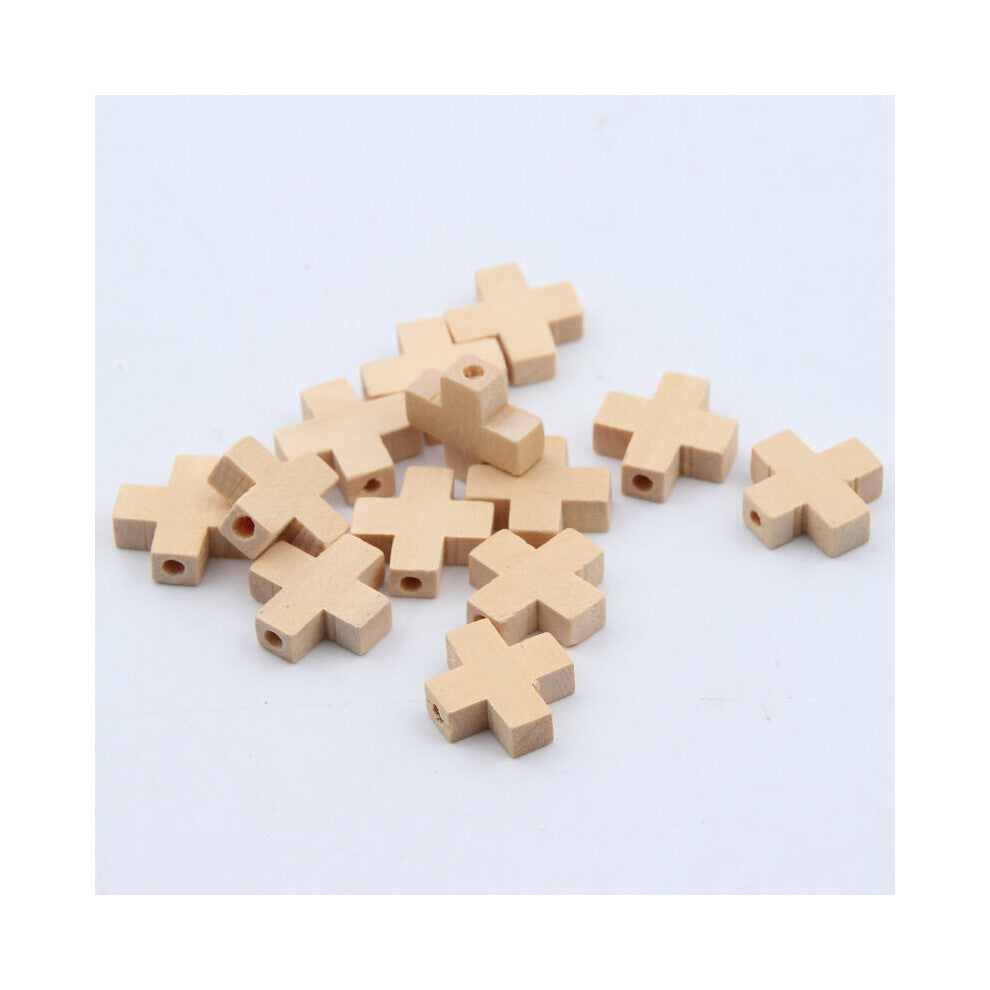 Unfinished Natural Wooden Beads Loose Spacer For Children's Toys Jewelry Crafts Making Accessories DIY Pacifier Chain Supplier