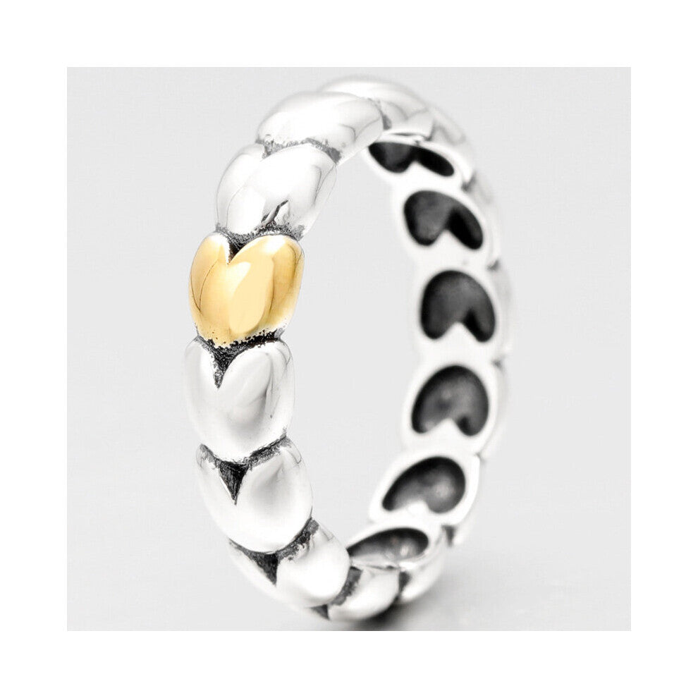 925 Sterling Silver Eternity Entwined Silver Rope Infinite Love Twin Crystal Ring For Women Ring Gift Fine Jewelry