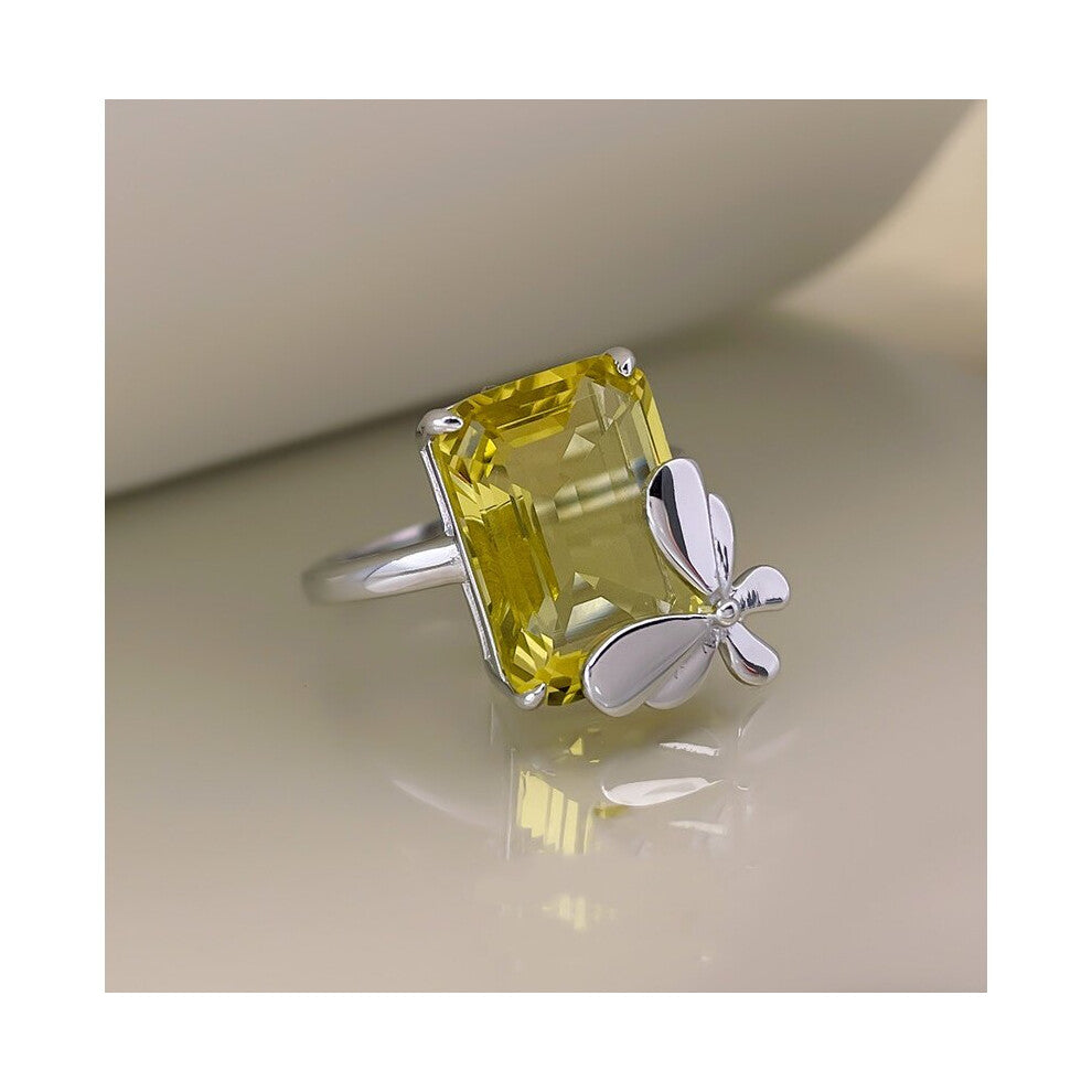 Women for Ring Butterfly Ring Red Zircon Ring Wedding Year Jewelry Engagement Rings for Women