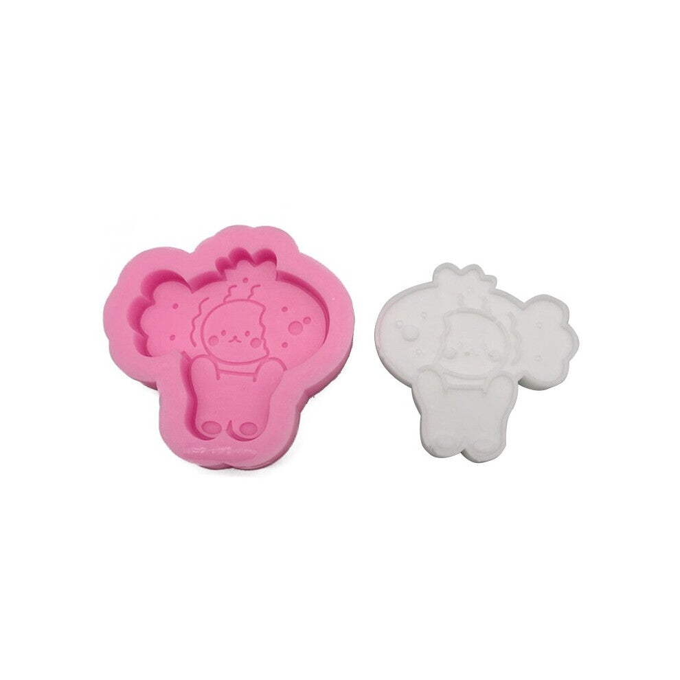 R3MC Bear Silicone Mold Baking Mold for DIY Cookies Chocolate Cake Fondant Plaster Ornament Soap Epoxy Resin Casting