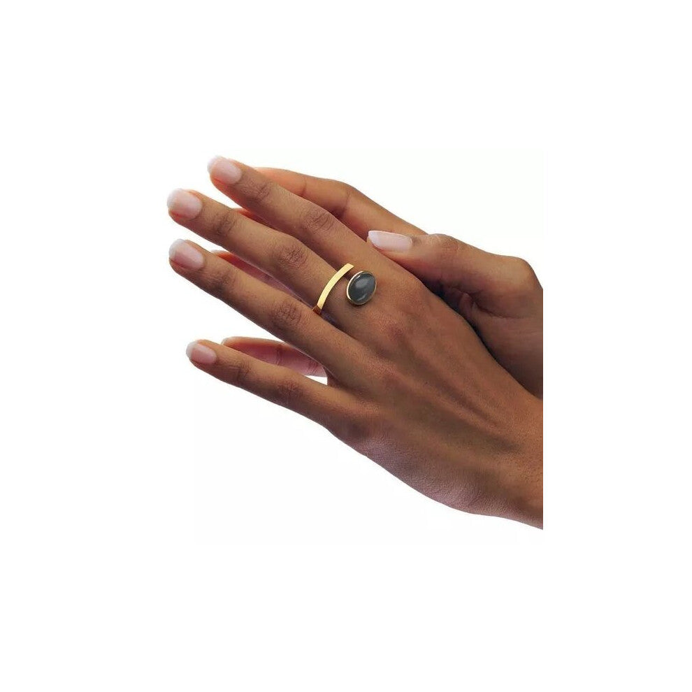 Women 18K Ring Unique Natural Gemstone Jewelry Wedding Engagement Party Ring Size 5-11