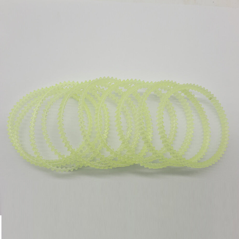 (10pc for kt6808 2000 White) 10Pcs Rubber Sealing Ring - Chain Dentate Strip Conveyor Belt for Jewelry Rotary Tumbler Accessories