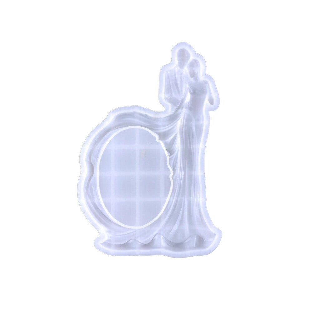 (White) Photo Frame Fondant Molds Picture Frame Molds Silicone Moulds Clay Mold for Cake Decorating Sugar Chocolate Butter Resin