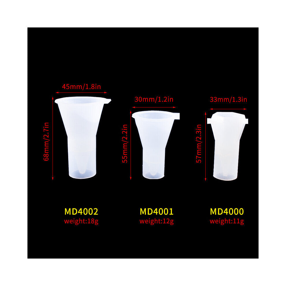 (MD4002 MD4001 MD4000 White) Ring Holders Molds Silicone Crafts Set Water Drop Cone Moldes De Silicona Para Reposteri For Ornaments Jewelry Display