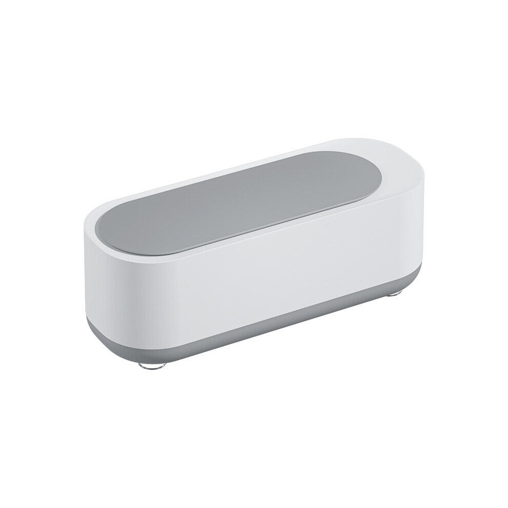 (1 Pc White) Mini Ultrasonic Watch Cleaning Machine High Frequency Washing Tool Vibration Cleanser Wash Jewelry Glasses Braces Cleaner Home