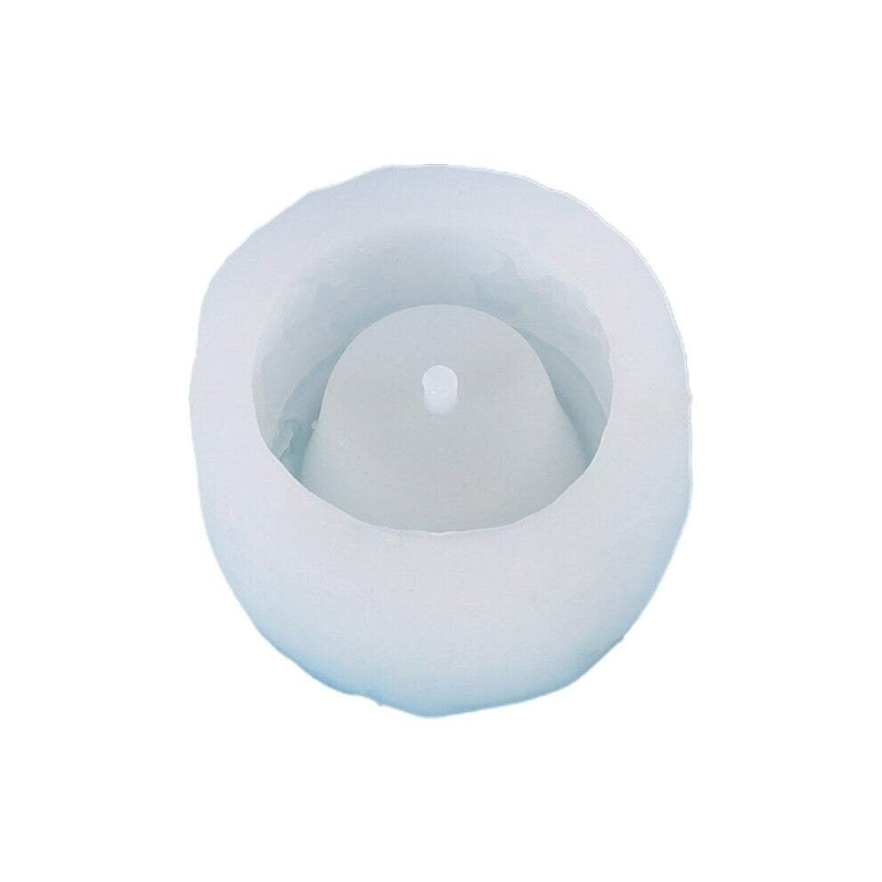 (3 White) Succulent Flowerpot Epoxy Resin Mold Concrete Cement Clay Planter Pot Silicone Mould DIY Crafts Candle Soap Casting Tools U90F