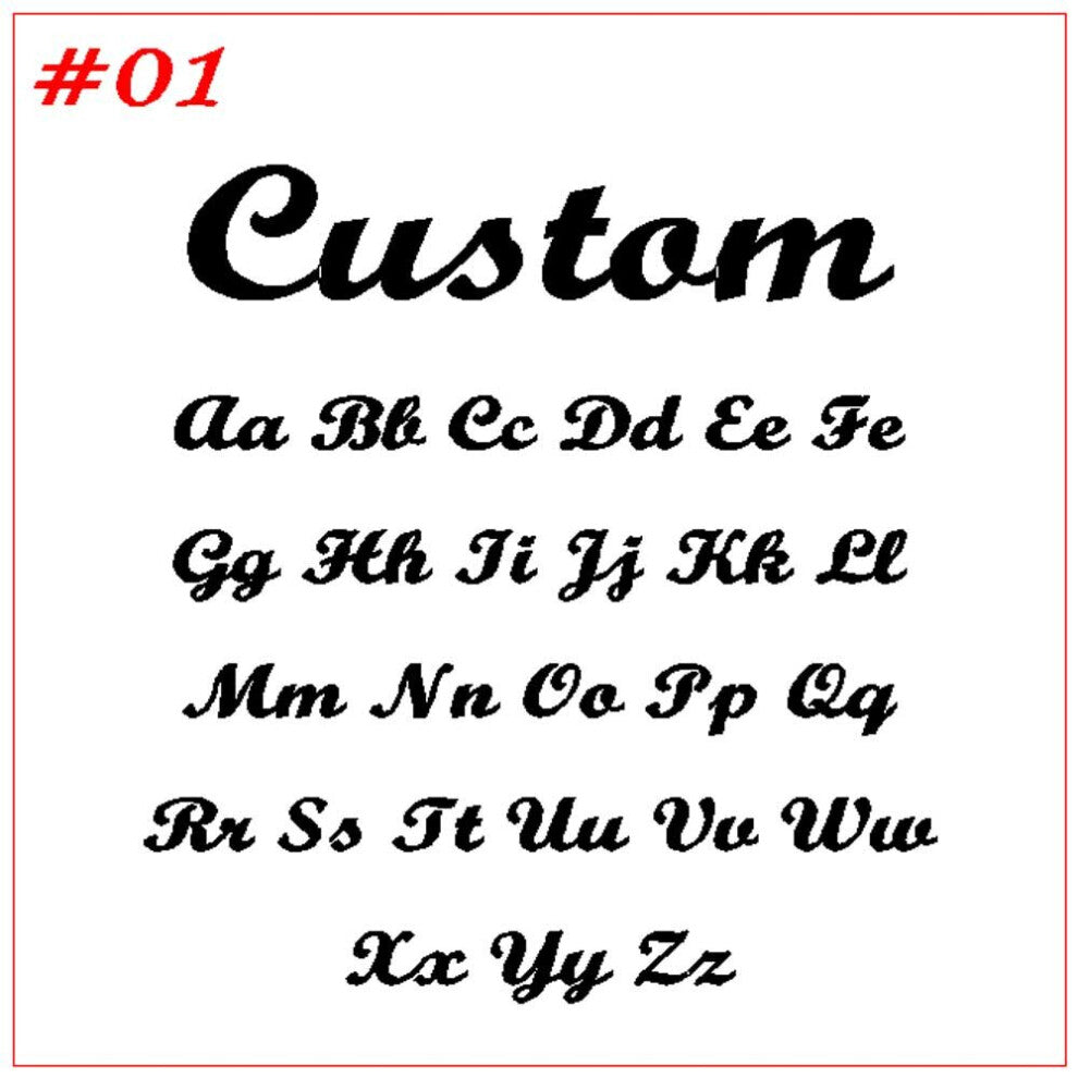 (01 Light Yellow Gold Color-Silver 40cm) Letters Stainless Steel Cufflink Personalized Men Shirt Sleeve Cufflink Jewelry Gift Gemelos Para Hombre Cami