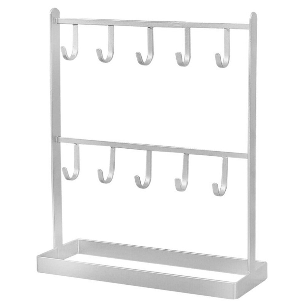 Tabletop Iron Jewelry Jewelry Earring Necklace Ring Earring Earring Shelf Display Shelf Porch Key Rack