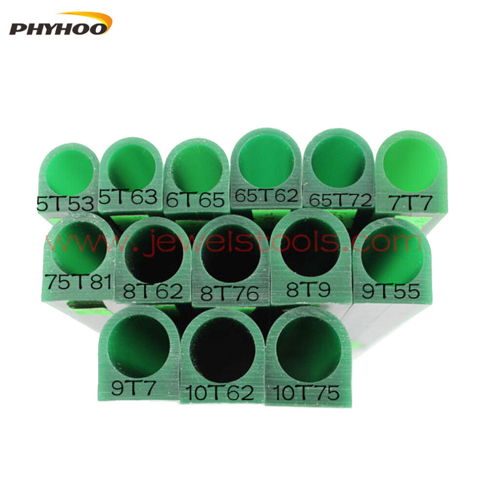 Ferris Carving Wax,Wax Ring Molds Tubes,Green Wax Patterns Ring,Polishing Engraving Accessories,High