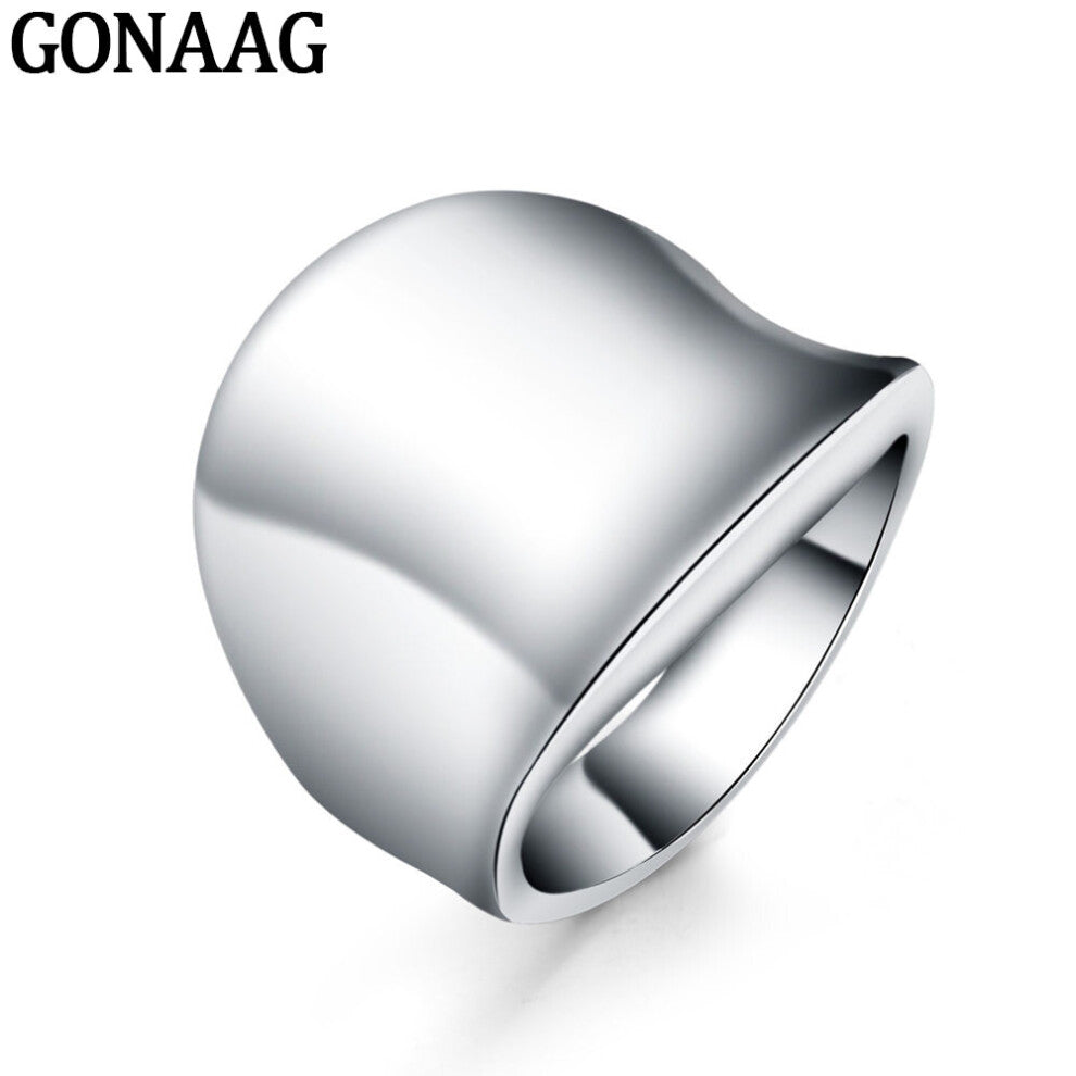 925 Sterling Silver Man Thumb Board Ring For Women Wedding Engagement Party Gift Charm Jewelry