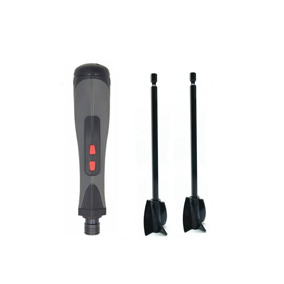 Resin Mixer Handheld Epoxy Mixer For Minimizing Bubbles For Resin, Silicone Mixing DIY Crafts Tumbler With 2 Pcs Paddles