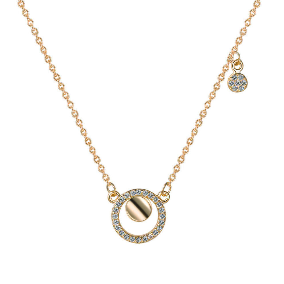 925 Sterling Silver Minimalist Shell Zircon Tassel Chokers Necklace for Women Lovely Fine Jewelry Drop