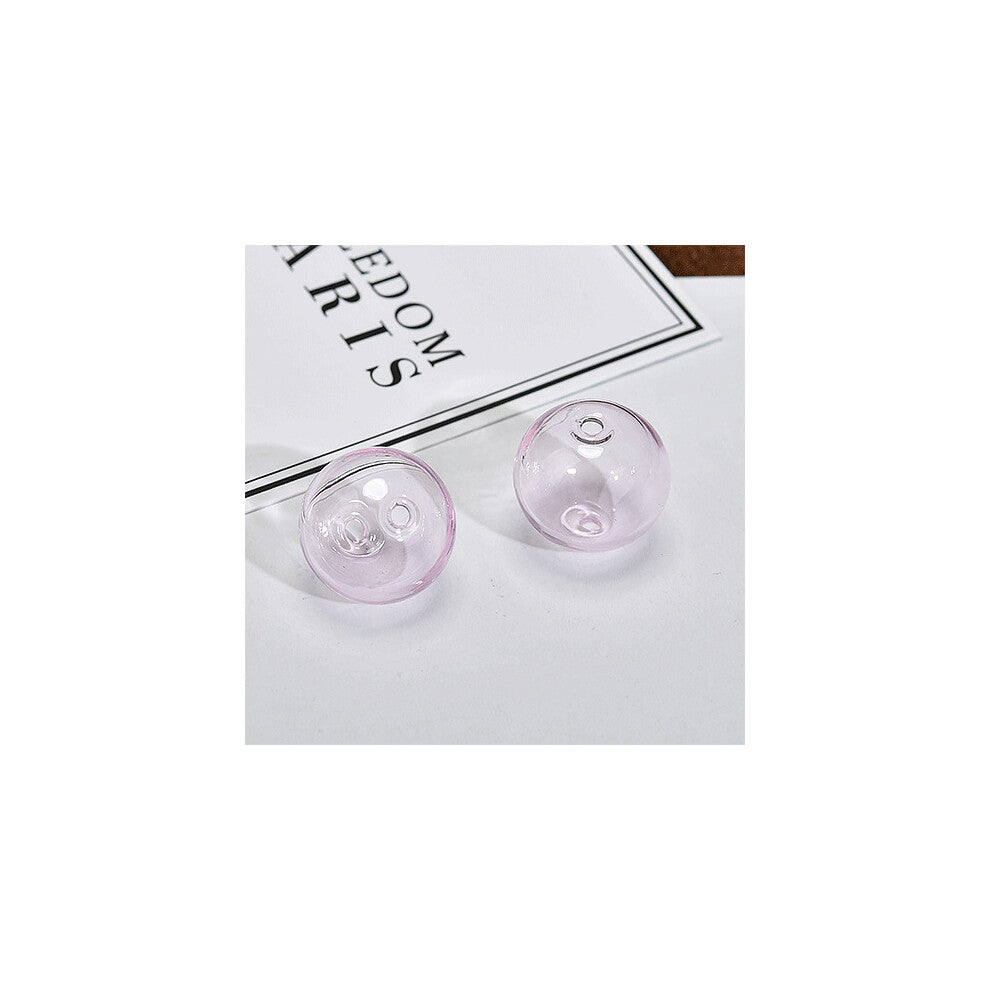 DIY Korea accessories, mermaid foam glass bubble earrings pendant