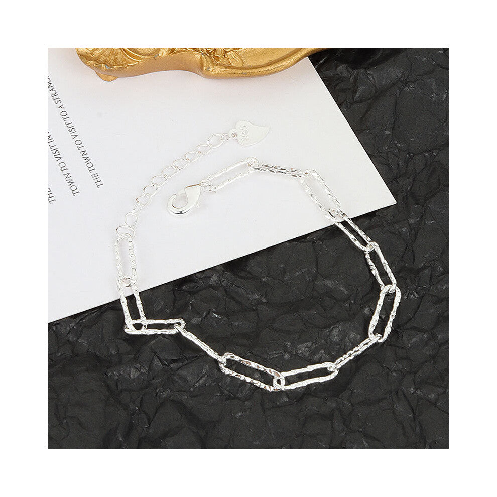 QEENKISS?BT610?Fine?Jewelry?Wholesale?Fashion?Woman?Girl?Birthday?Wedding?Gift Square 18KT Gold?Bracelet