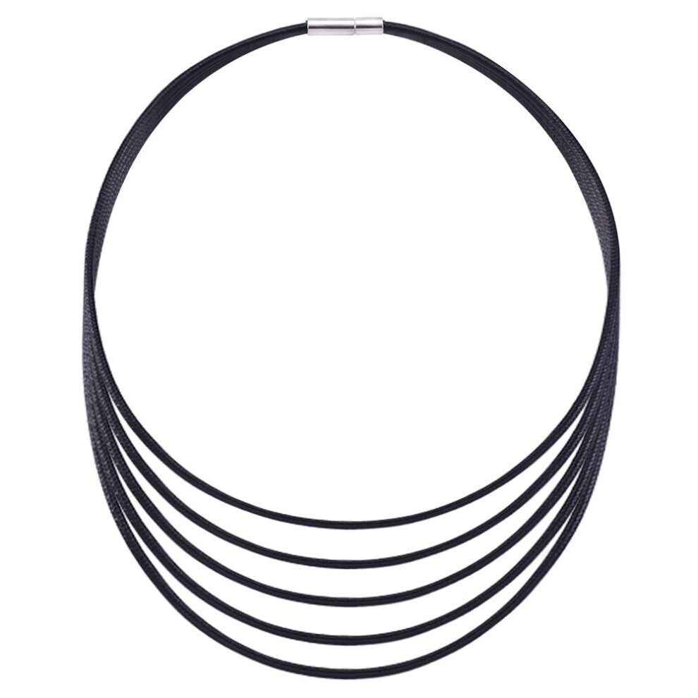 Kissitty 20Pcs Waxed Necklace Making With Platinum Brass Bayonet Clasps for Necklaces Bracelets DIY Gift